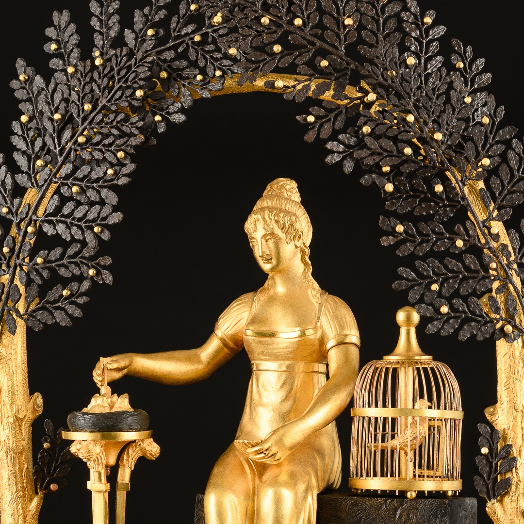 Jean - Simon Deverberie - Rare Pendule “ Joséphine ” D’époque Directoire (1795-1799)-photo-1
