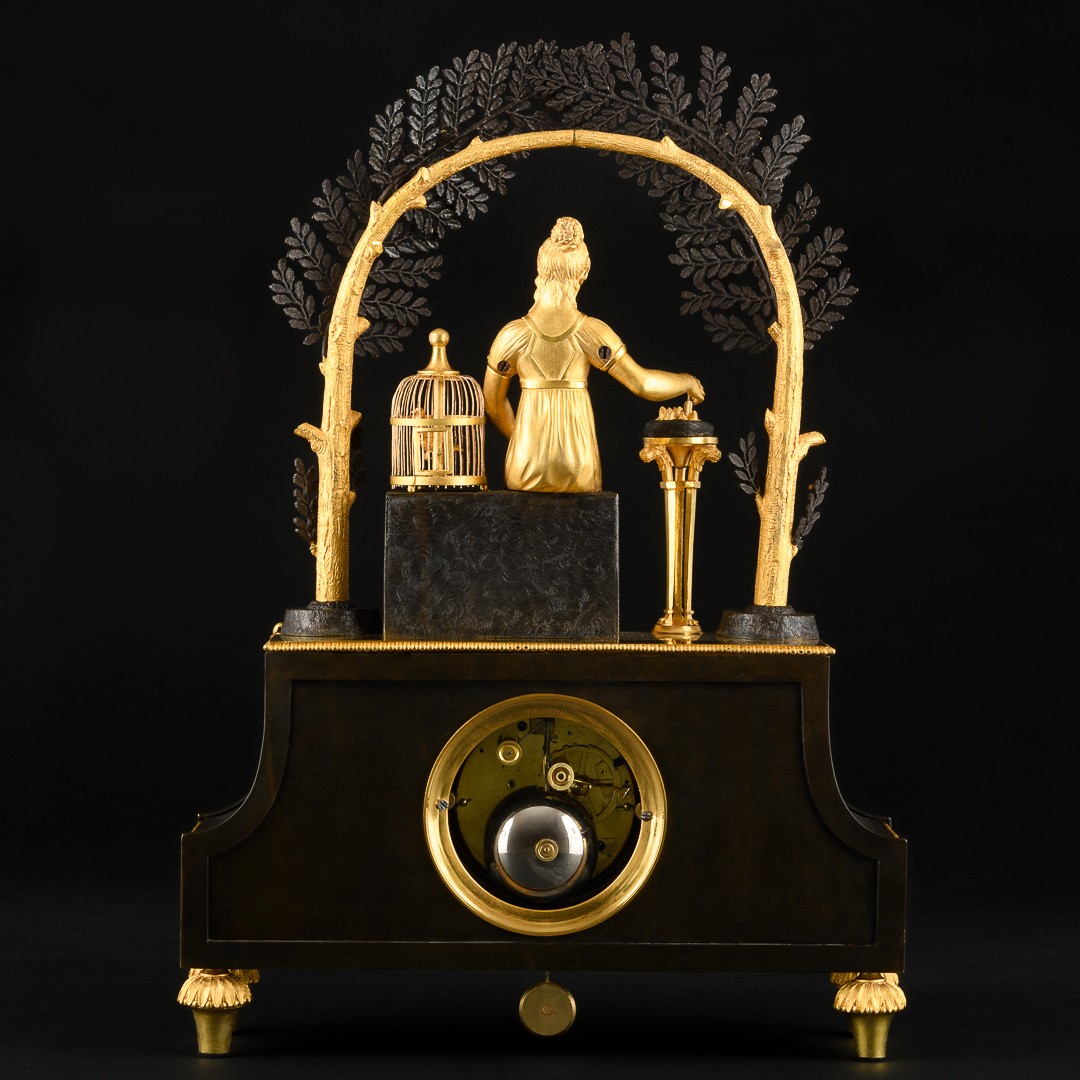 Jean - Simon Deverberie - Rare Pendule “ Joséphine ” D’époque Directoire (1795-1799)-photo-5