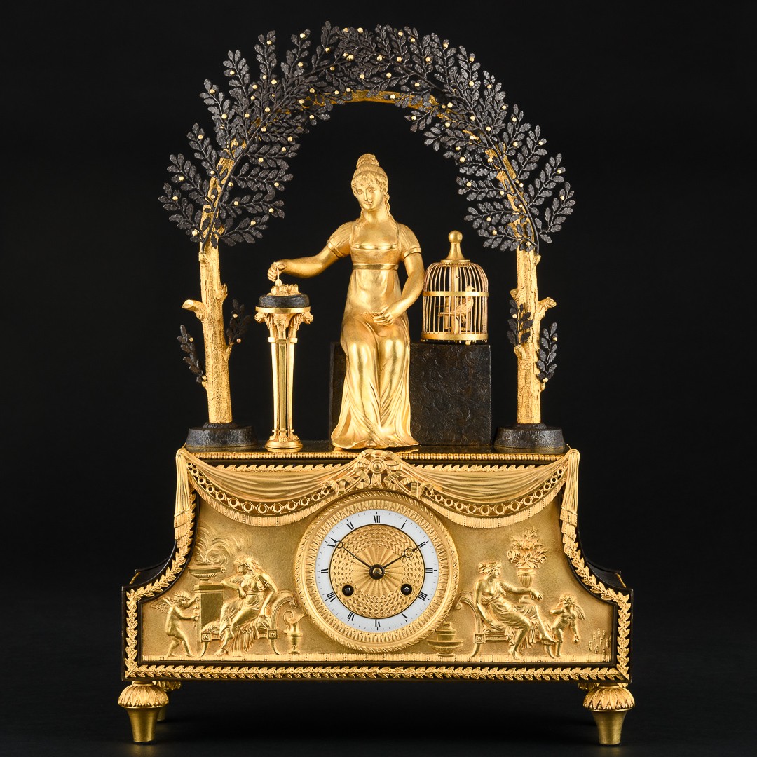 Jean - Simon Deverberie - Rare Pendule “ Joséphine ” D’époque Directoire (1795-1799)