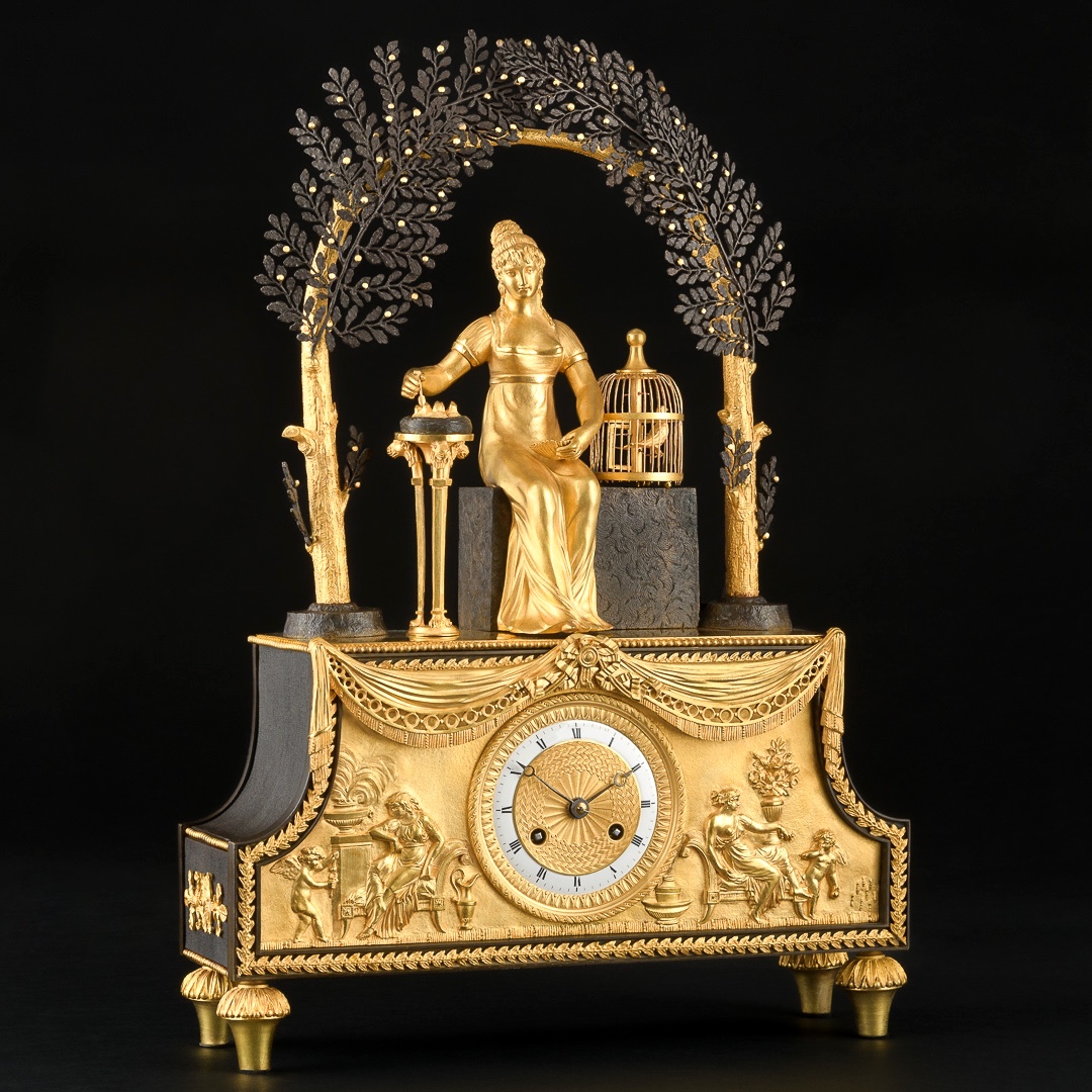 Jean - Simon Deverberie - Rare Pendule “ Joséphine ” D’époque Directoire (1795-1799)