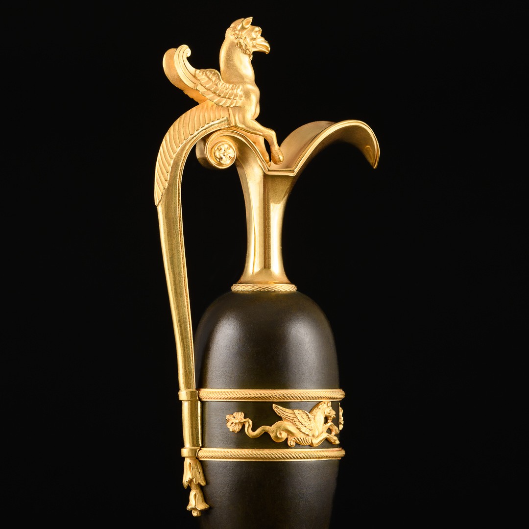 Claude Galle - Large Pair Of Empire Ewers - Circa 1810-photo-3