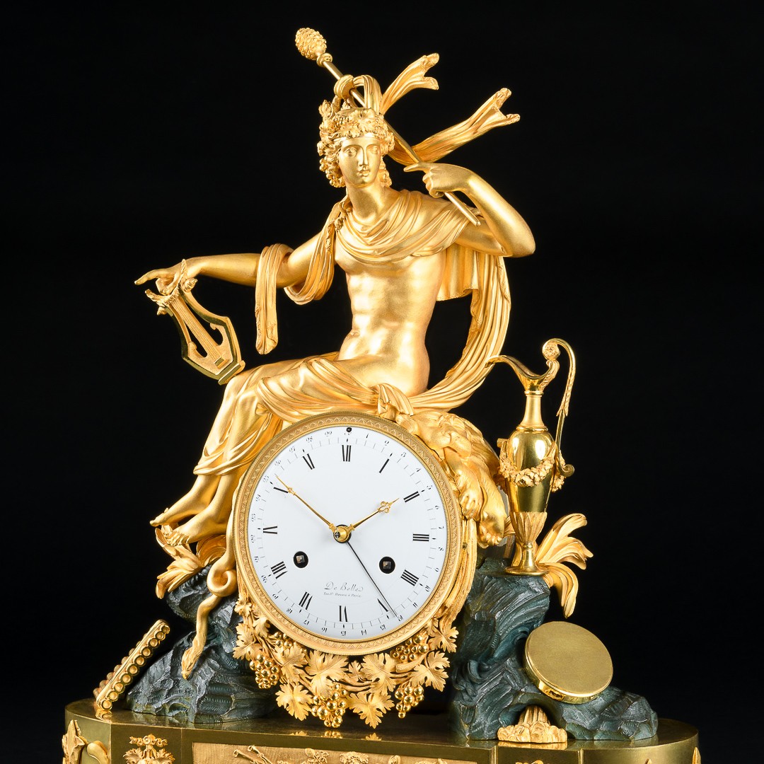 Pierre - Philippe Thomire - Rare Directory Period (1795-1799) Mantel Clock With Bacchus-photo-2