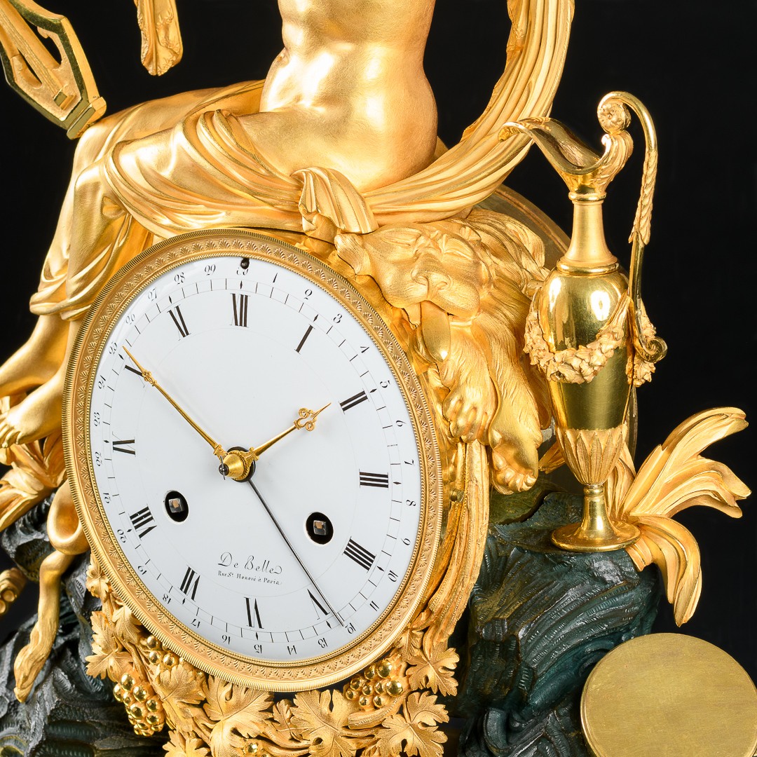 Pierre - Philippe Thomire - Rare Directory Period (1795-1799) Mantel Clock With Bacchus-photo-3