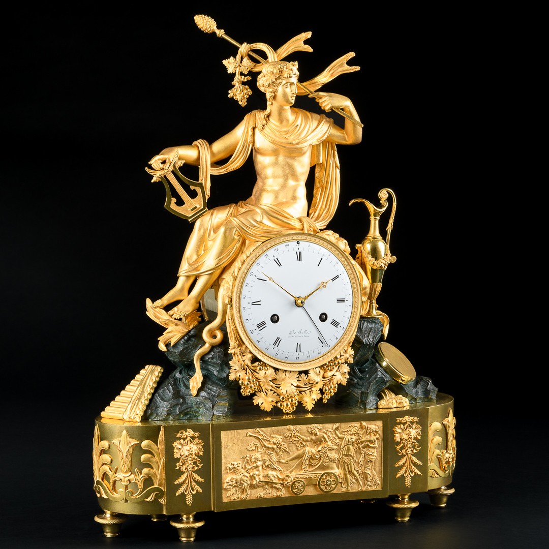 Pierre - Philippe Thomire - Rare Directory Period (1795-1799) Mantel Clock With Bacchus-photo-4