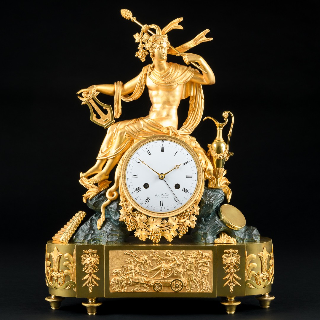 Pierre - Philippe Thomire - Rare Directory Period (1795-1799) Mantel Clock With Bacchus