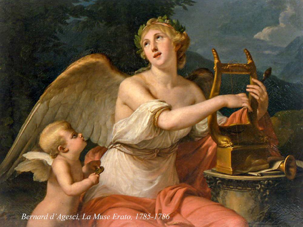  Signé Claude Galle - Pendule Extraordinaire Empire Avec Erato &  Eros -photo-6