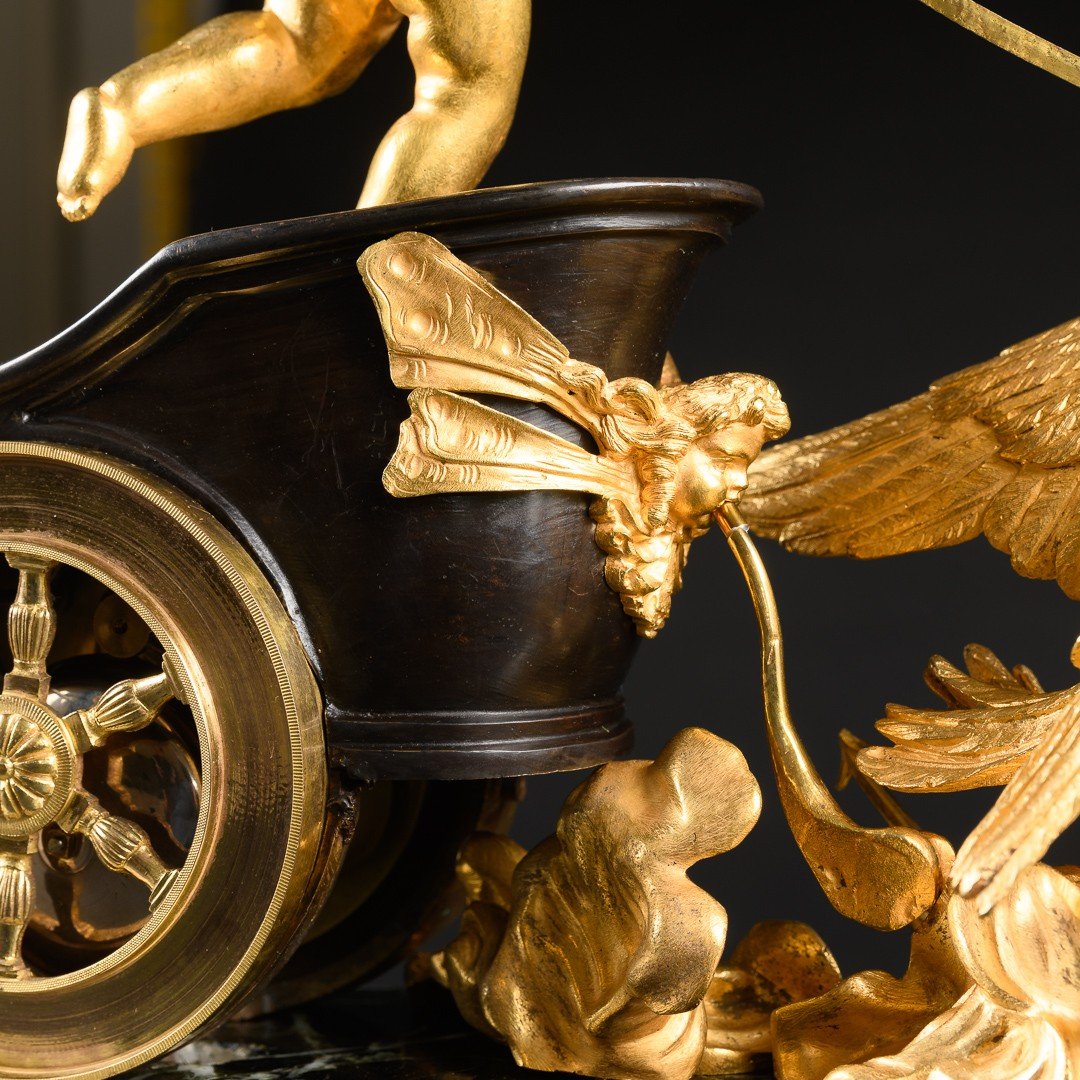 Unique Empire Period Chariot Clock “jupiter”-photo-6