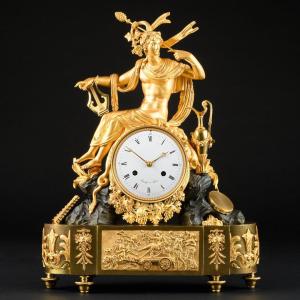 Pierre - Philippe Thomire -  Impressionnante Pendule “Bacchus” D’époque Directoire (1795-1799)