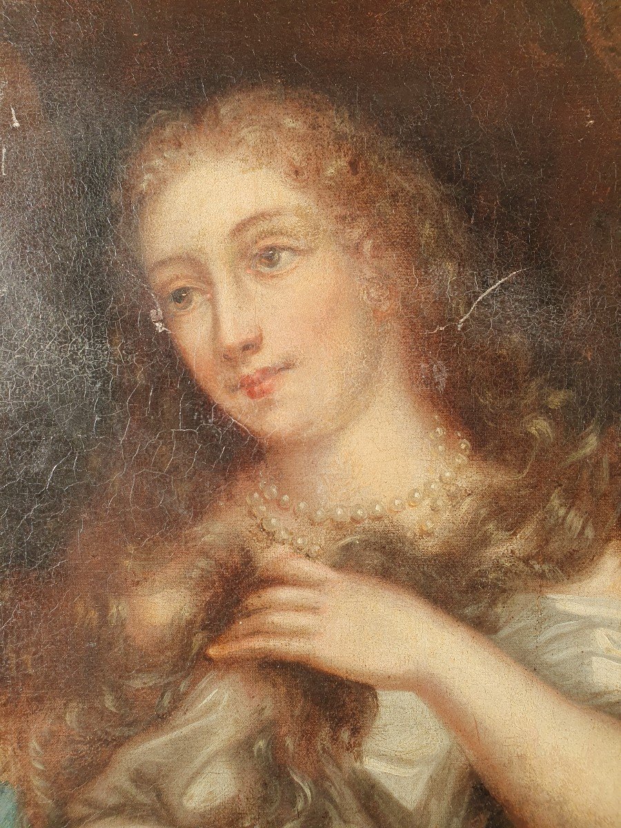 Sainte Marie Madeleine Pénitente XVIIIe Tableaux Religieux Vanités-photo-4