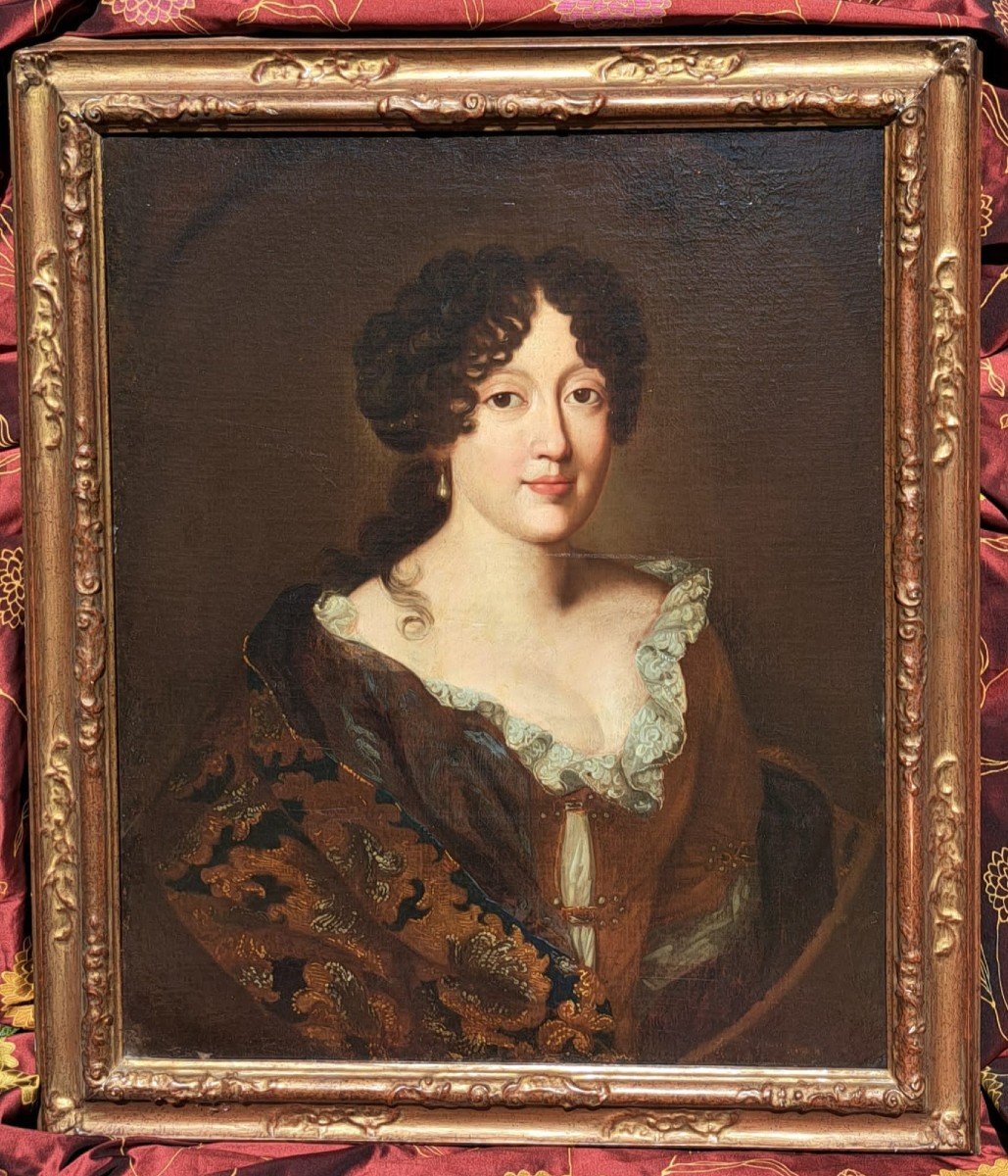 Portrait Of Marie Mancini (1639-1715) Ferdinand Jacob Voet (follower Of) Louis XIV