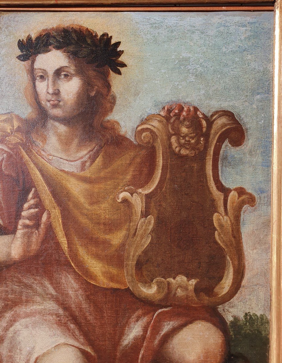 Apollo And His Lyre, God Of The Arts, Greek, Roman Mythology, 17th Century Italian School -photo-4