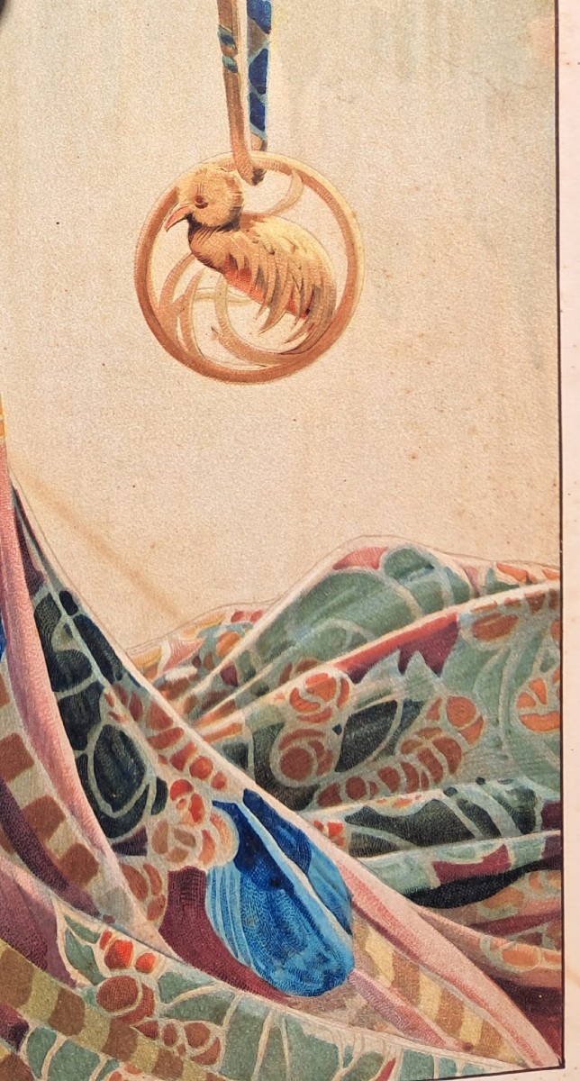 Lithograph Champagne Roederer Gaspar Camps Y Junyent (1864-1942) Art Nouveau Advertising-photo-4