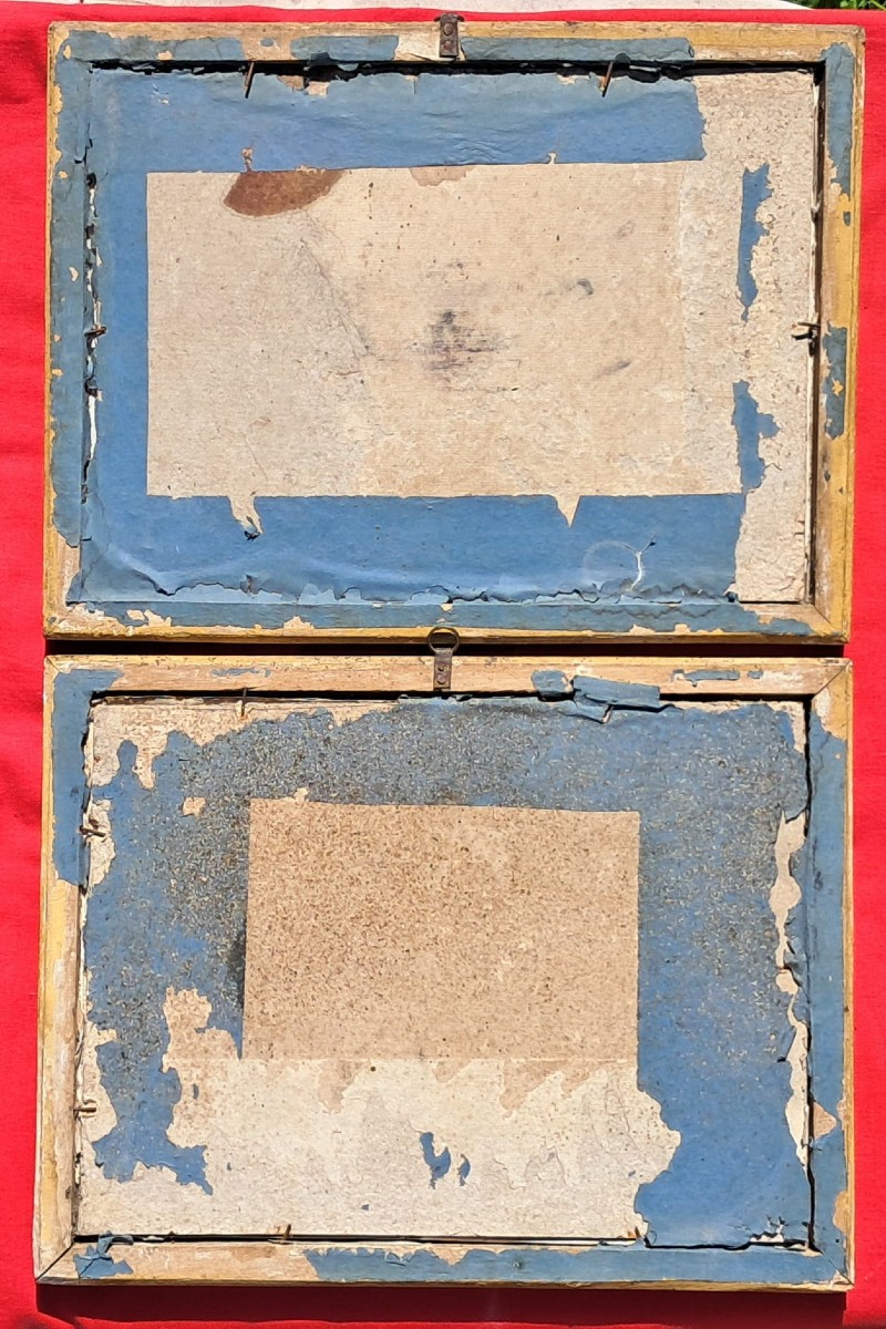 Deux gouaches Paysage  fin XVIIIe -photo-5