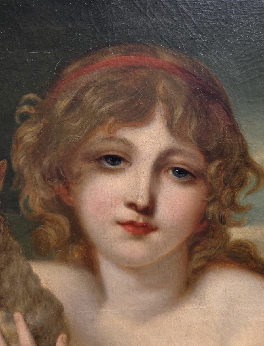 Jean-baptiste Greuze (1725–1805) (workshop Or Student Of) “l'innocence” Late 18th Century-photo-2
