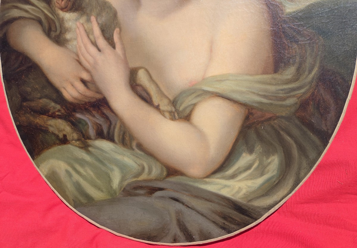 Jean-baptiste Greuze (1725–1805) (workshop Or Student Of) “l'innocence” Late 18th Century-photo-2