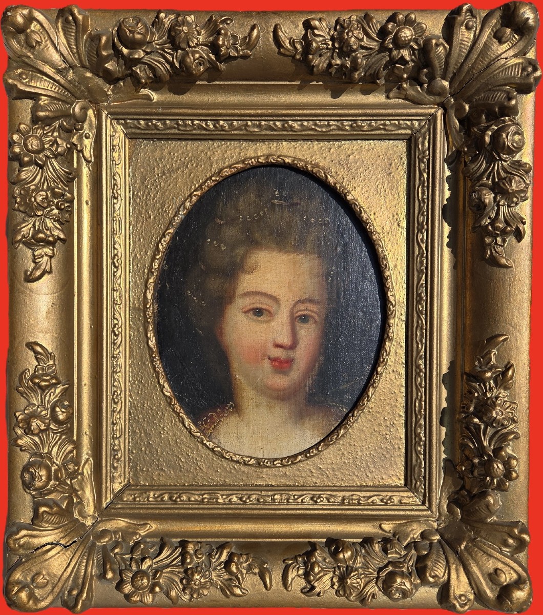 Portrait de femme noble, fille de Louis XIV Pierre Mignard (entourage de) XVIIe