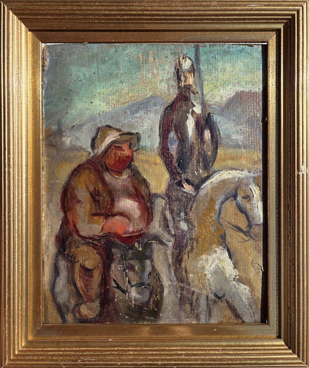 Manuel Ortiz de Zarate (1884-1946) Don Quichotte 1925 Ecole de Paris 