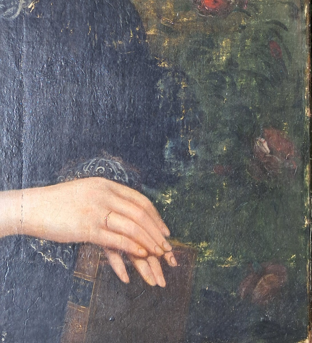 Charles Dusaulchoy (1781-1852) Portrait Of A Woman Louis Philippe Period 19th Century-photo-1