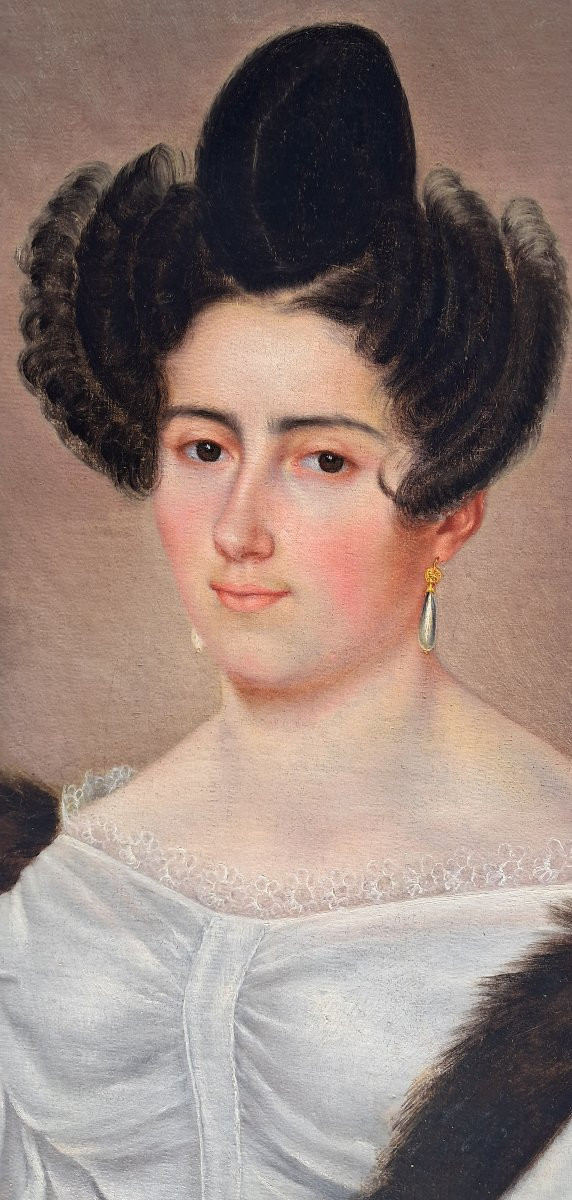 Portrait Of A Noble Woman, Nobility, Bourgeoisie, Charles X -photo-3