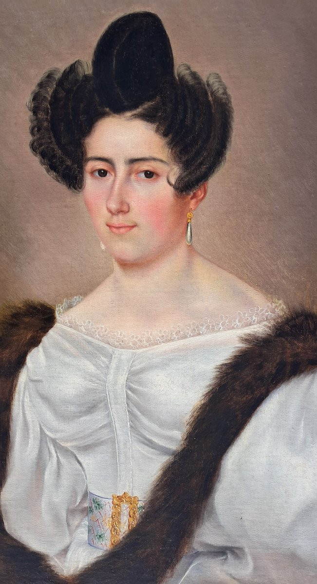 Portrait Of A Noble Woman, Nobility, Bourgeoisie, Charles X -photo-3