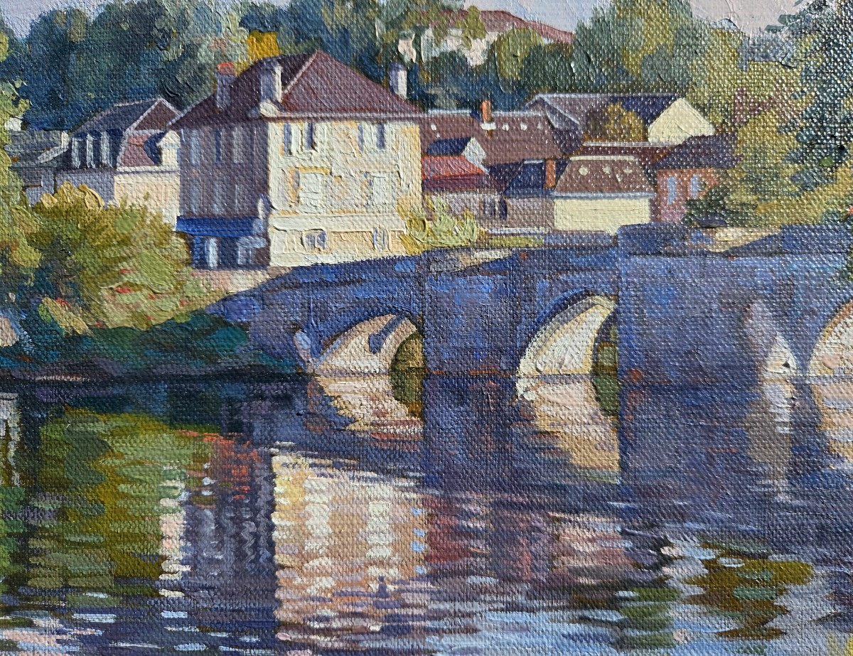 Iurie Bulgac - Pont Saint-Martial - Limoges - Impressionniste-photo-2