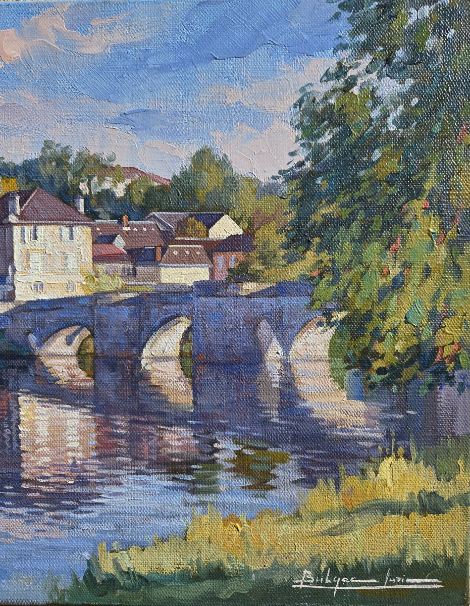 Iurie Bulgac - Pont Saint-Martial - Limoges - Impressionniste-photo-1