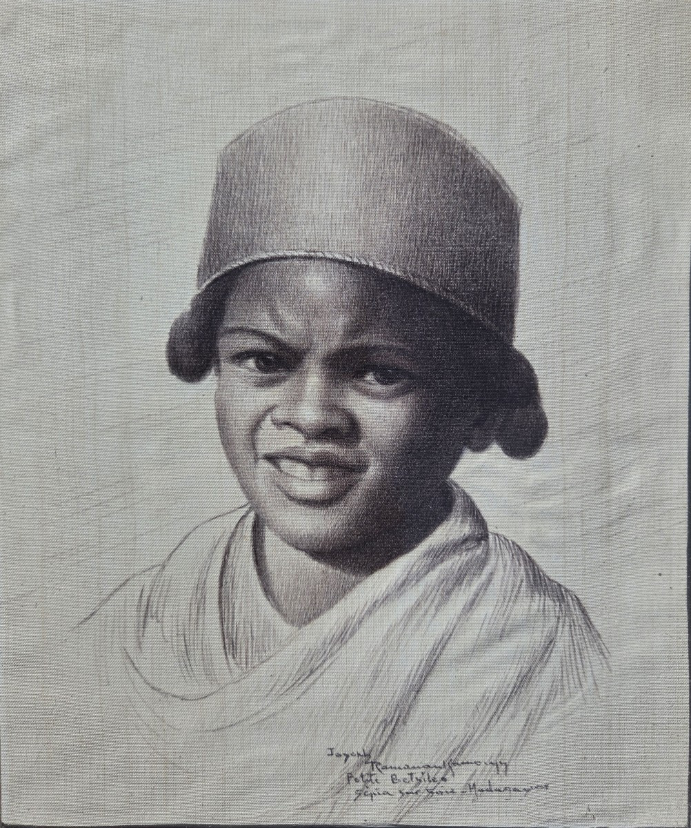 Joseph Ramanankamonjy (1898 – 1984) Petite Betsileo - Peintre Malgache 