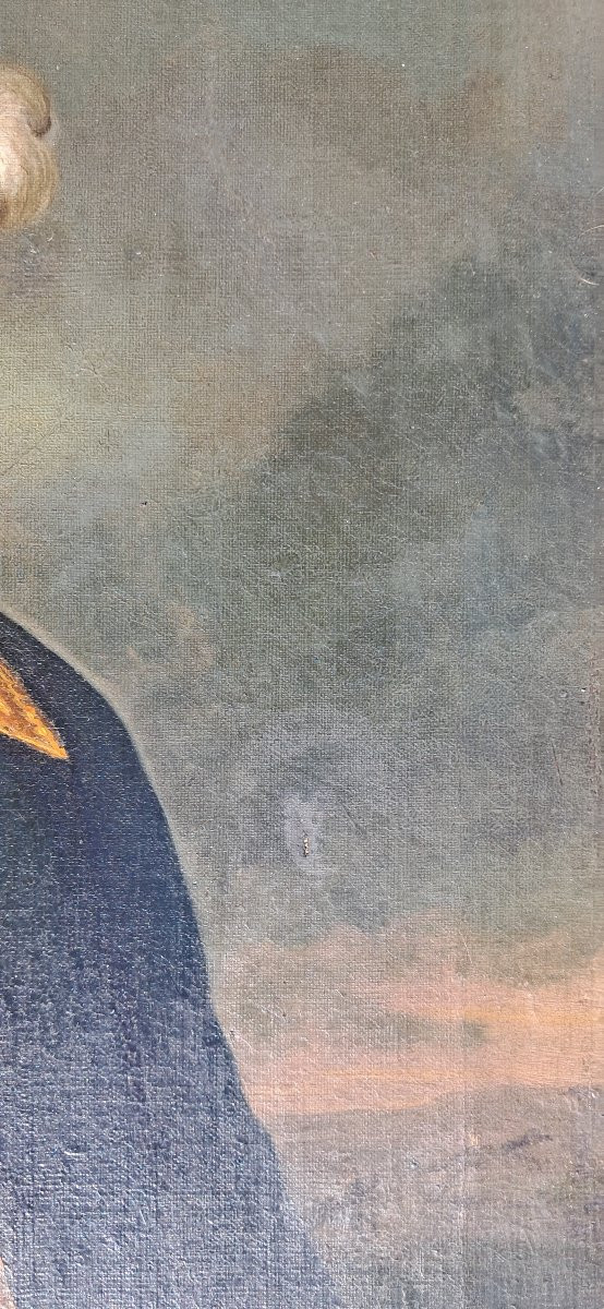 Portrait Of A Man In The 18th Century Louis XV, Noble Nobility, Hunter, Hunting, Marquis, Count-photo-2