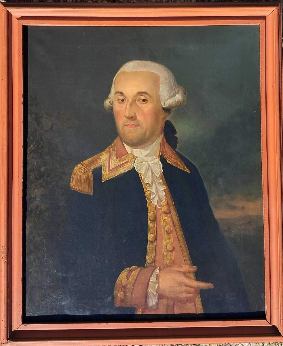 Portrait Of A Man In The 18th Century Louis XV, Noble Nobility, Hunter, Hunting, Marquis, Count
