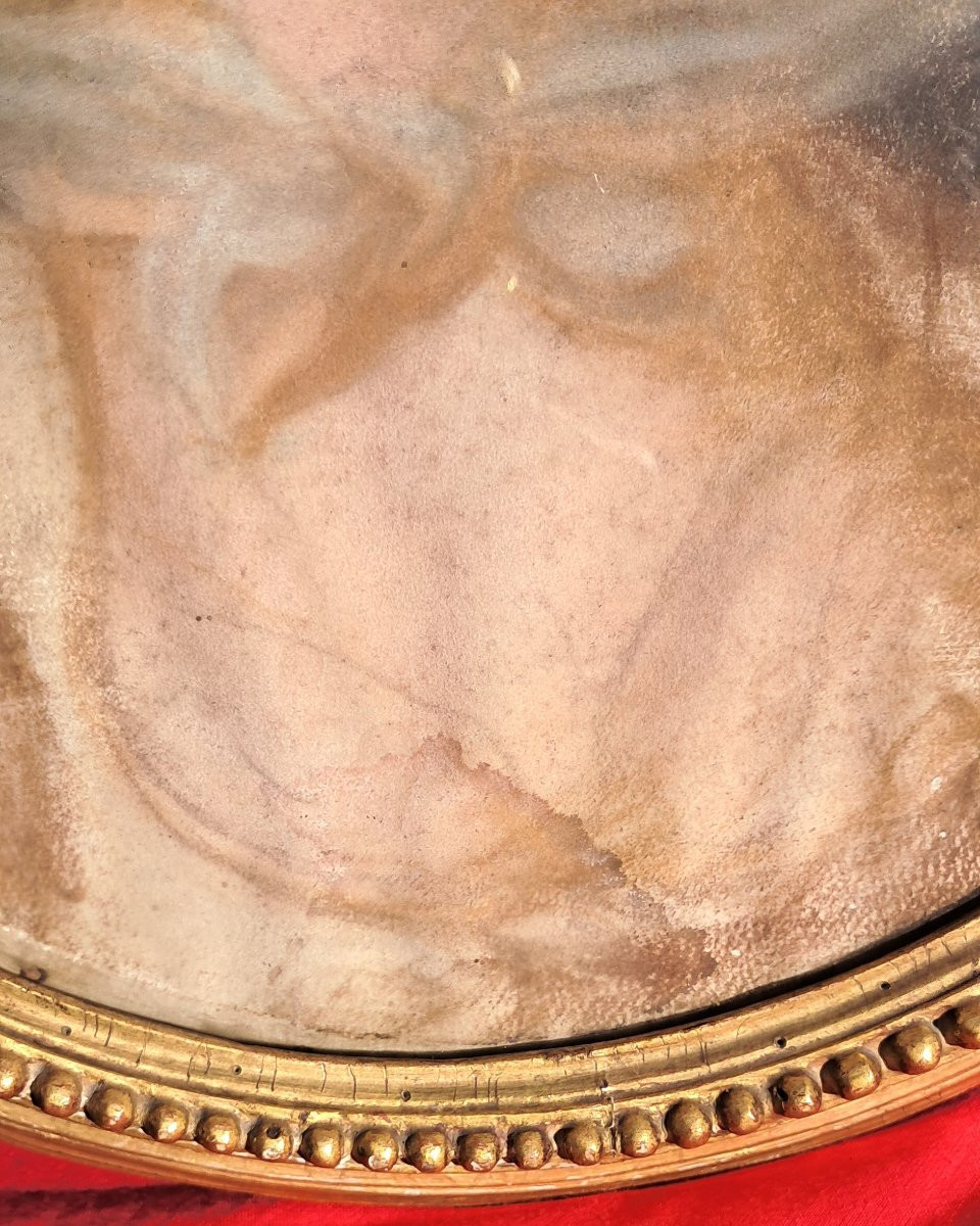 Pastel Portrait, 18th Century, Louis XVI, Young Noblewoman, Oval, Marquise, 18th Century, Marie Antoinette-photo-2