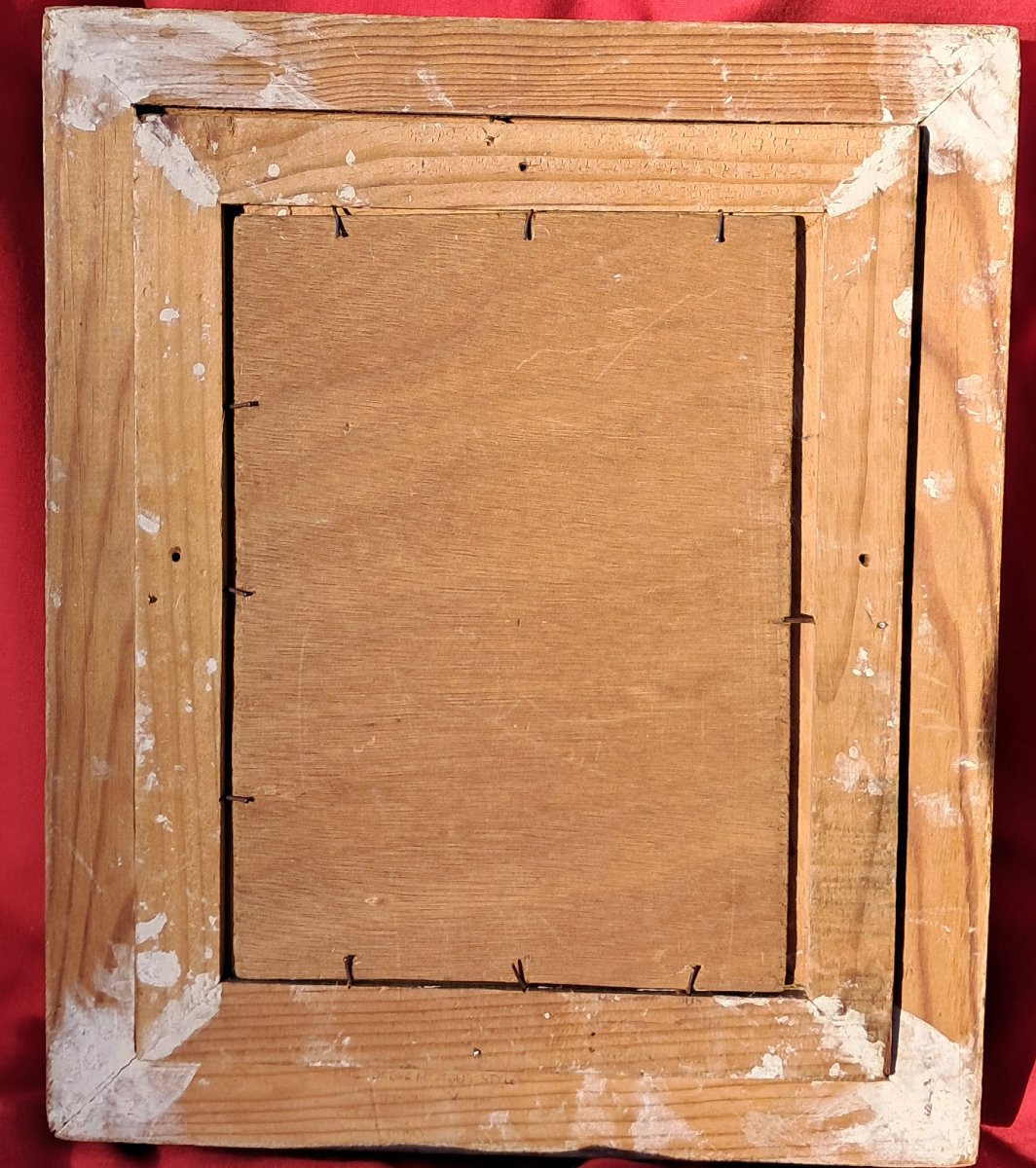 Huile portrait orientaliste SERAILLON Alger Algérie Berbère Kabyle enfant petite garçon Afrique-photo-4