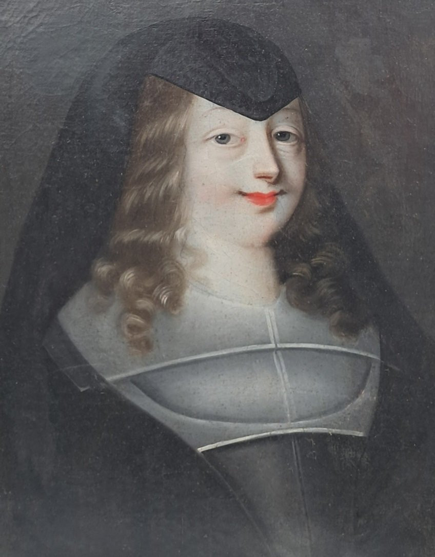 Portrait Of A Noblewoman, 17th Century, By Jean Ducayer And Claude Deruet, Louis XIII, Nobility, Widow, Oil On Canvas -photo-1