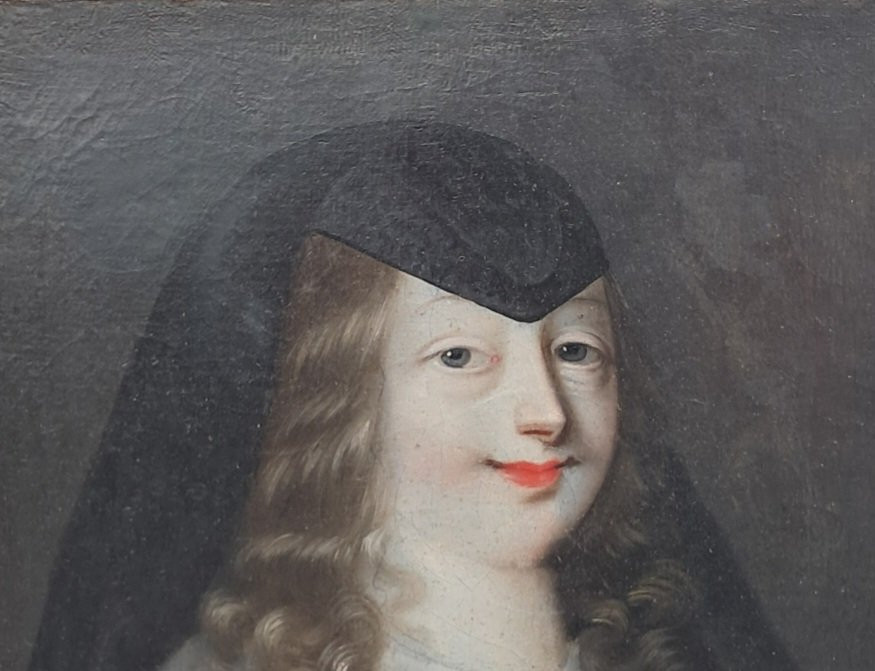 Portrait Of A Noblewoman, 17th Century, By Jean Ducayer And Claude Deruet, Louis XIII, Nobility, Widow, Oil On Canvas -photo-2