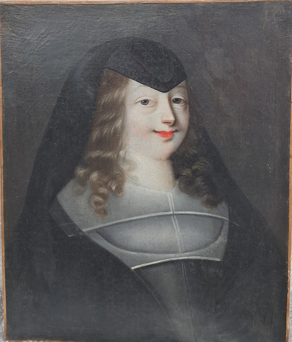 Portrait Of A Noblewoman, 17th Century, By Jean Ducayer And Claude Deruet, Louis XIII, Nobility, Widow, Oil On Canvas 