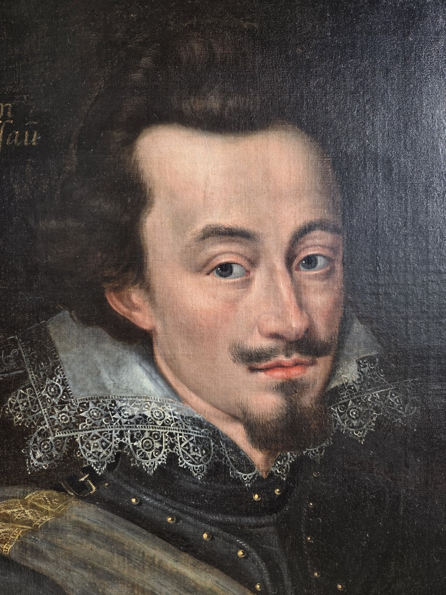 Portrait Jean-Maurice de Nassau Siegen (1604-1679) (présumé) Michiel Jansz. van Mierevelt XVIIe-photo-3