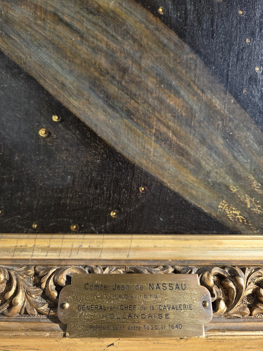 Portrait Jean-Maurice de Nassau Siegen (1604-1679) (présumé) Michiel Jansz. van Mierevelt XVIIe-photo-3