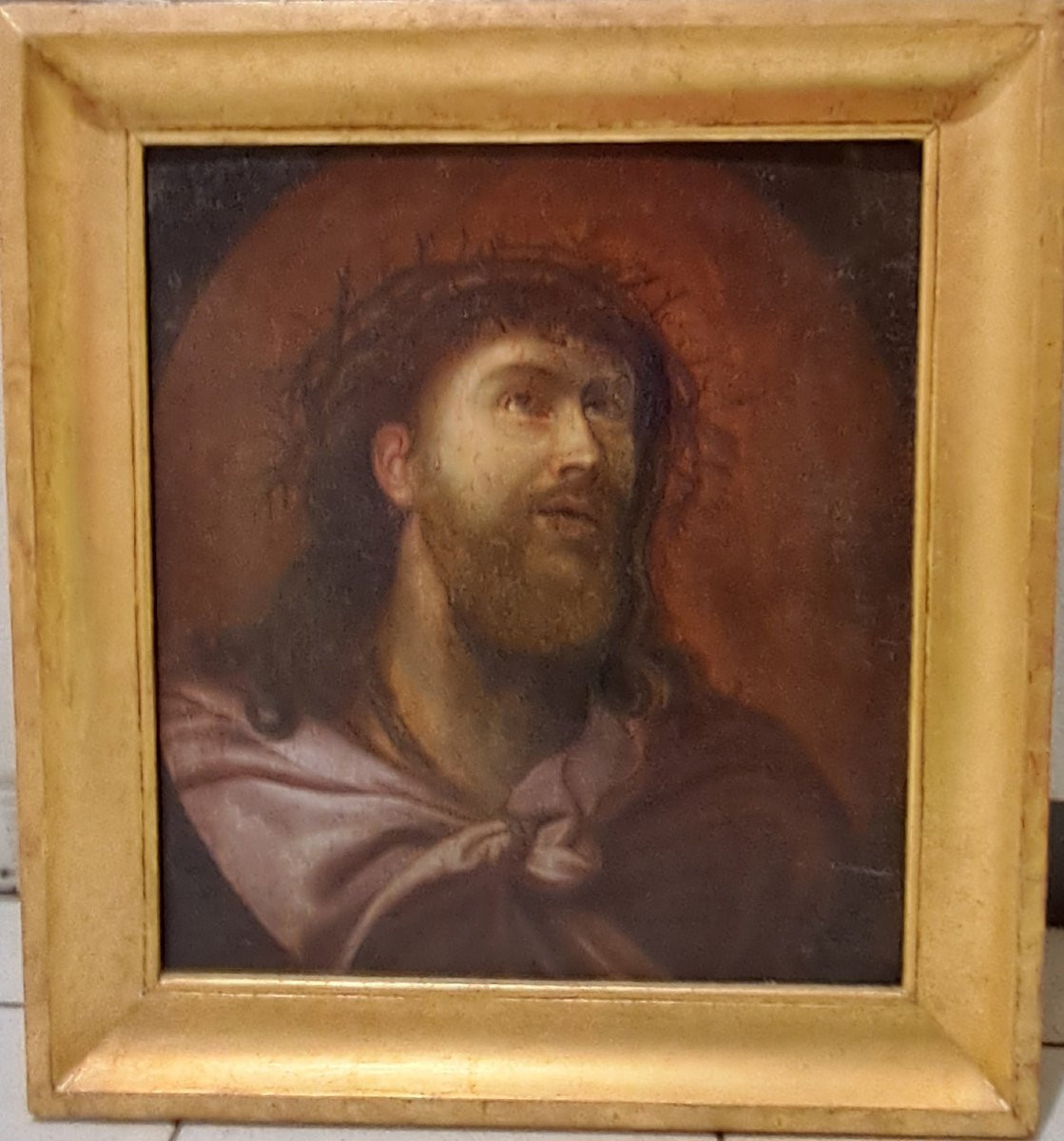 Portrait Of Christ, Painting, Late 17th/early 18th Century, Catholic Baroque, Jesus, Mignard Chapel  -photo-1