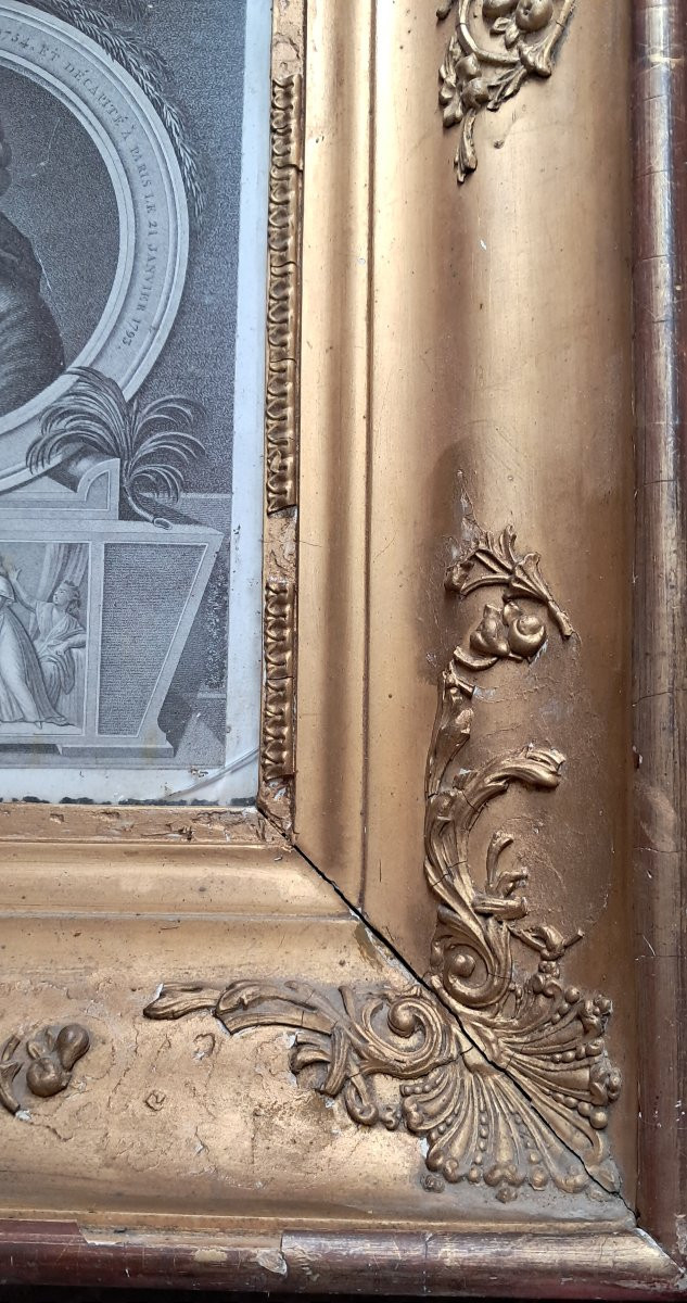 Portrait Engraving Of King Louis XVI Of France, Royalist, Revolution, Versailles, Marie Antoinette -photo-4