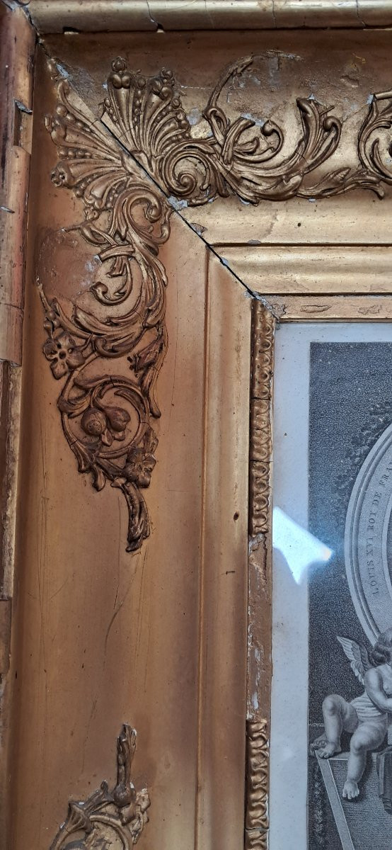 Portrait Engraving Of King Louis XVI Of France, Royalist, Revolution, Versailles, Marie Antoinette -photo-2