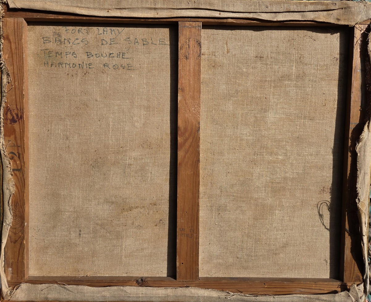 Gustave Hervigo (1896-1993) Fort-lamy Chad Marine Painter Traveler Chari River-photo-1