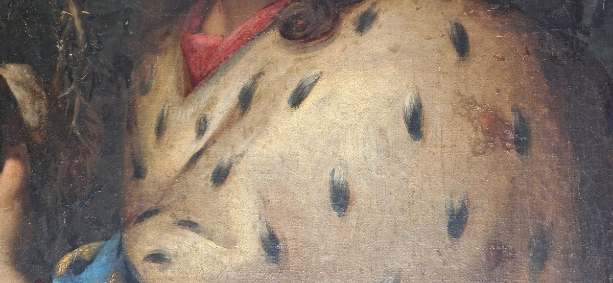 Portrait Of Saint Louis, King Of France, Louis Ix, By Jouvenet, A Noble Catholic Religious Figure. -photo-4