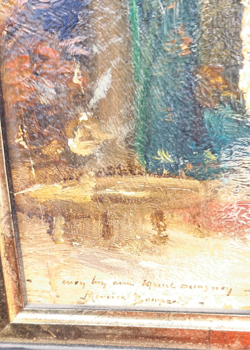 Orientalist Painting By Maurice Bompard, Harem Scene, Nude Women, Algeria, North Africa, Morocco-photo-8