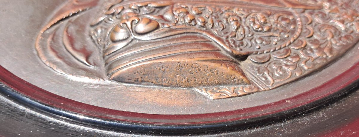 Medal Portrait Of King Henri IV Of France Engraver Guillaume Dupré 19th Century Bronze Royalty Noble-photo-3