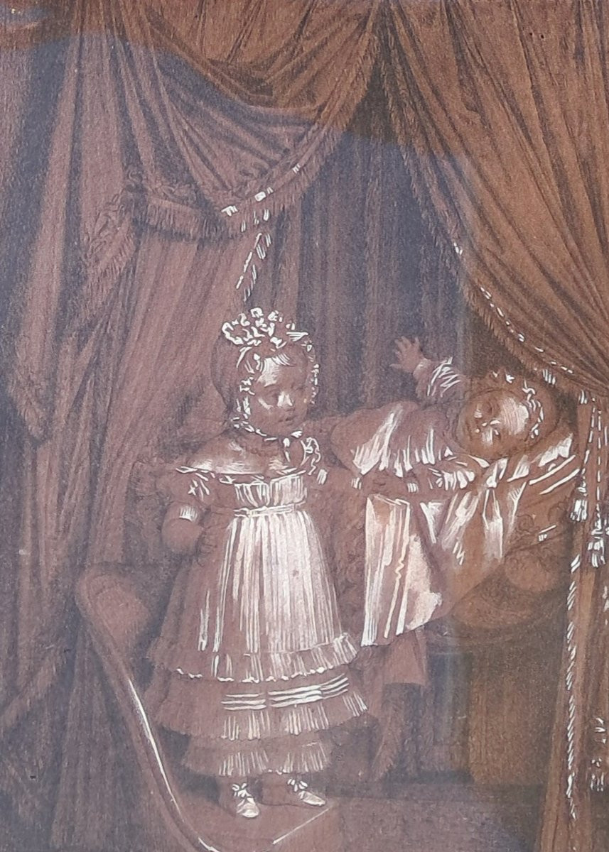 Dessin Henri d'ARTOIS Duc de BORDEAUX Comte de CHAMBORD Roi de France Henri V Royauté noble -photo-4