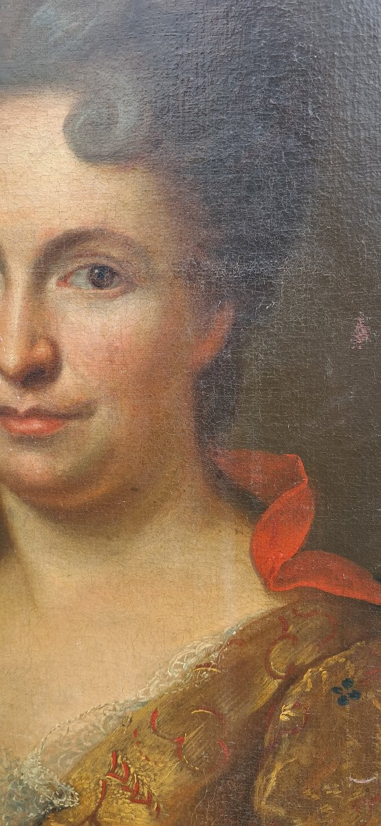 Portrait noble noblesse Louis XIV femme marquise comtesse XVIIe Versailles château Fontanges-photo-4
