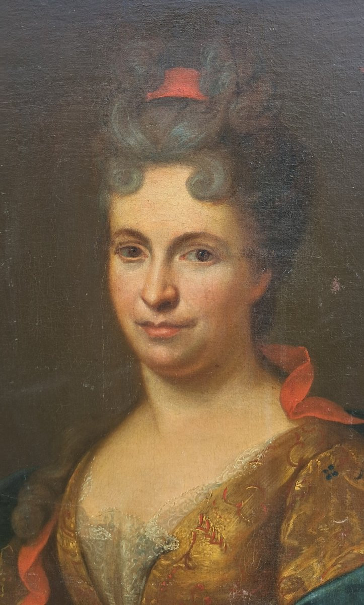 Portrait noble noblesse Louis XIV femme marquise comtesse XVIIe Versailles château Fontanges-photo-2