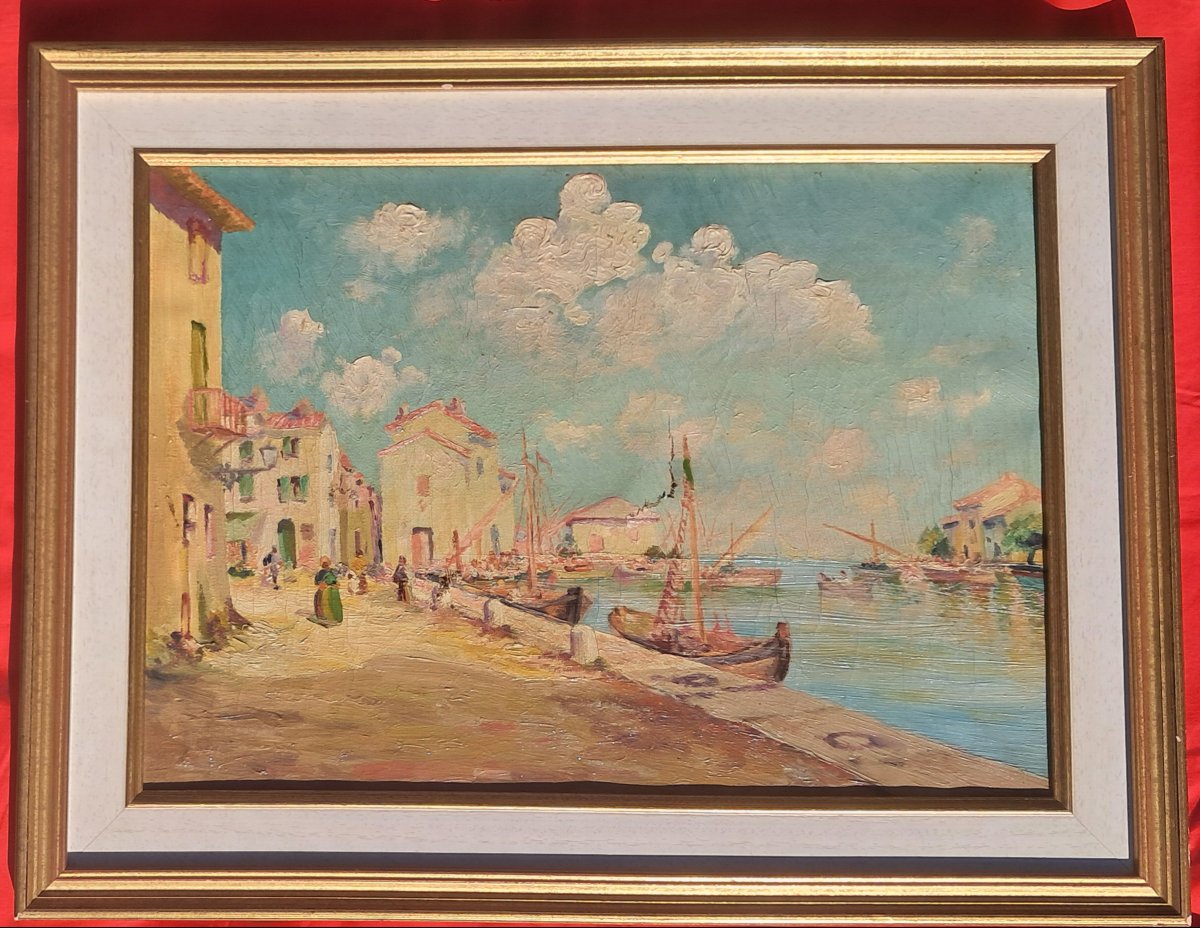 Painting Buy Henry Malfroy Martigues Provence Impressionnist