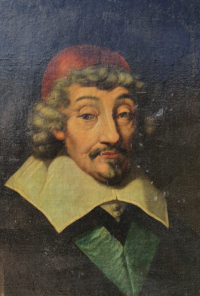 Portrait Of Cardinal Alphonse-louis Du Plessis De Richelieu (1582-1653) -photo-3