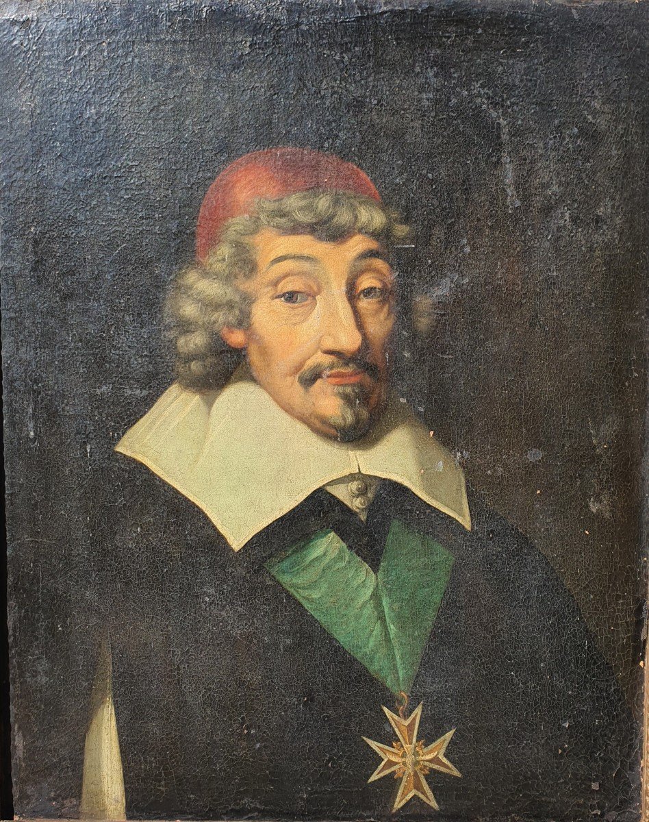 Portrait Of Cardinal Alphonse-louis Du Plessis De Richelieu (1582-1653) -photo-4