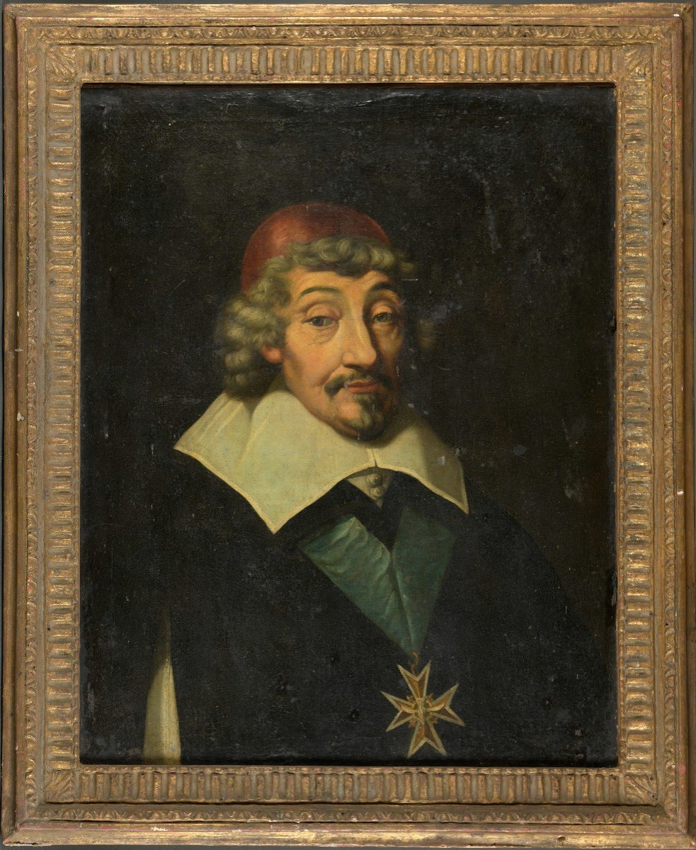 Portrait Of Cardinal Alphonse-louis Du Plessis De Richelieu (1582-1653) 
